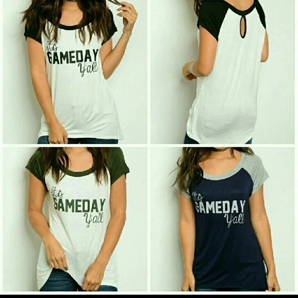 Super Bowl Tee Shirt Top 🏈It's Gameday Y'all